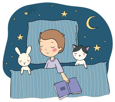 Child in Bed Reading-copyright natasha_chetkova/Fotolia.com
